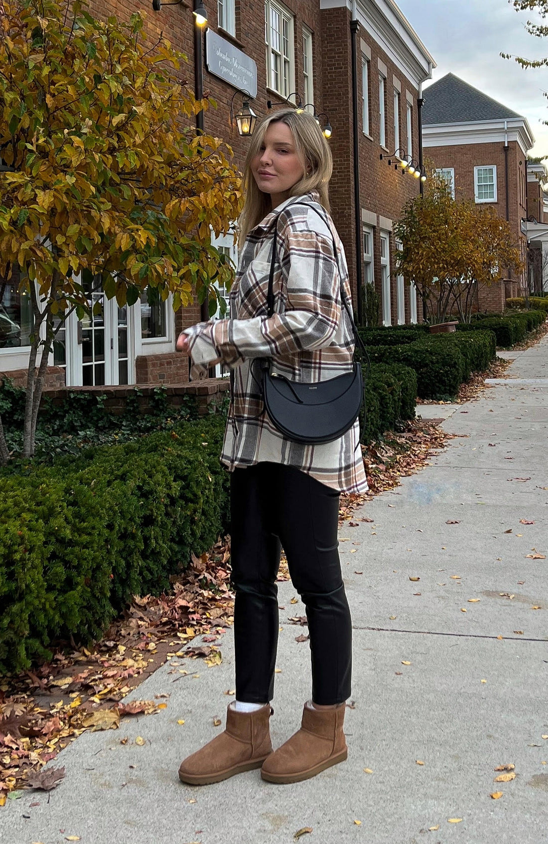 Brown Sugar Boyfriend Plaid Shirt